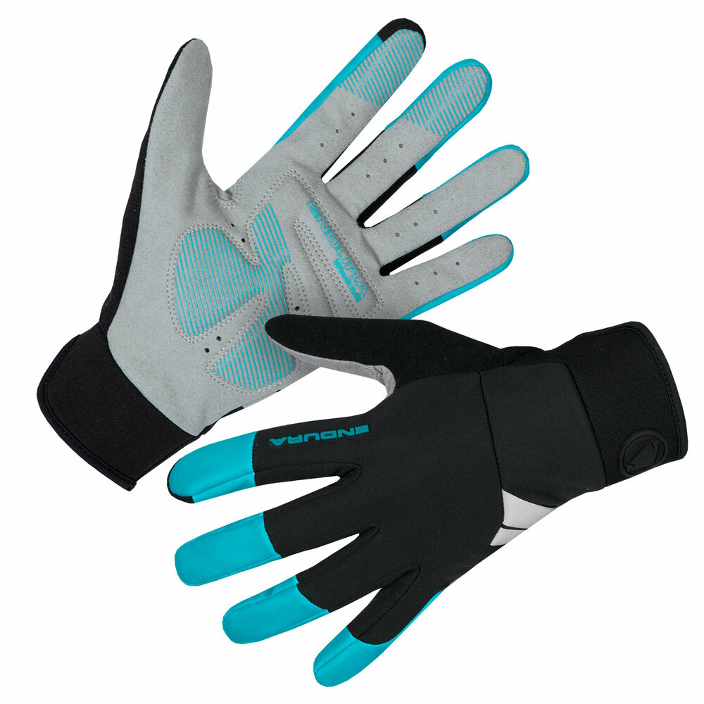 Endura Damen Windchill Handschuh: Pazifik Blau - XS