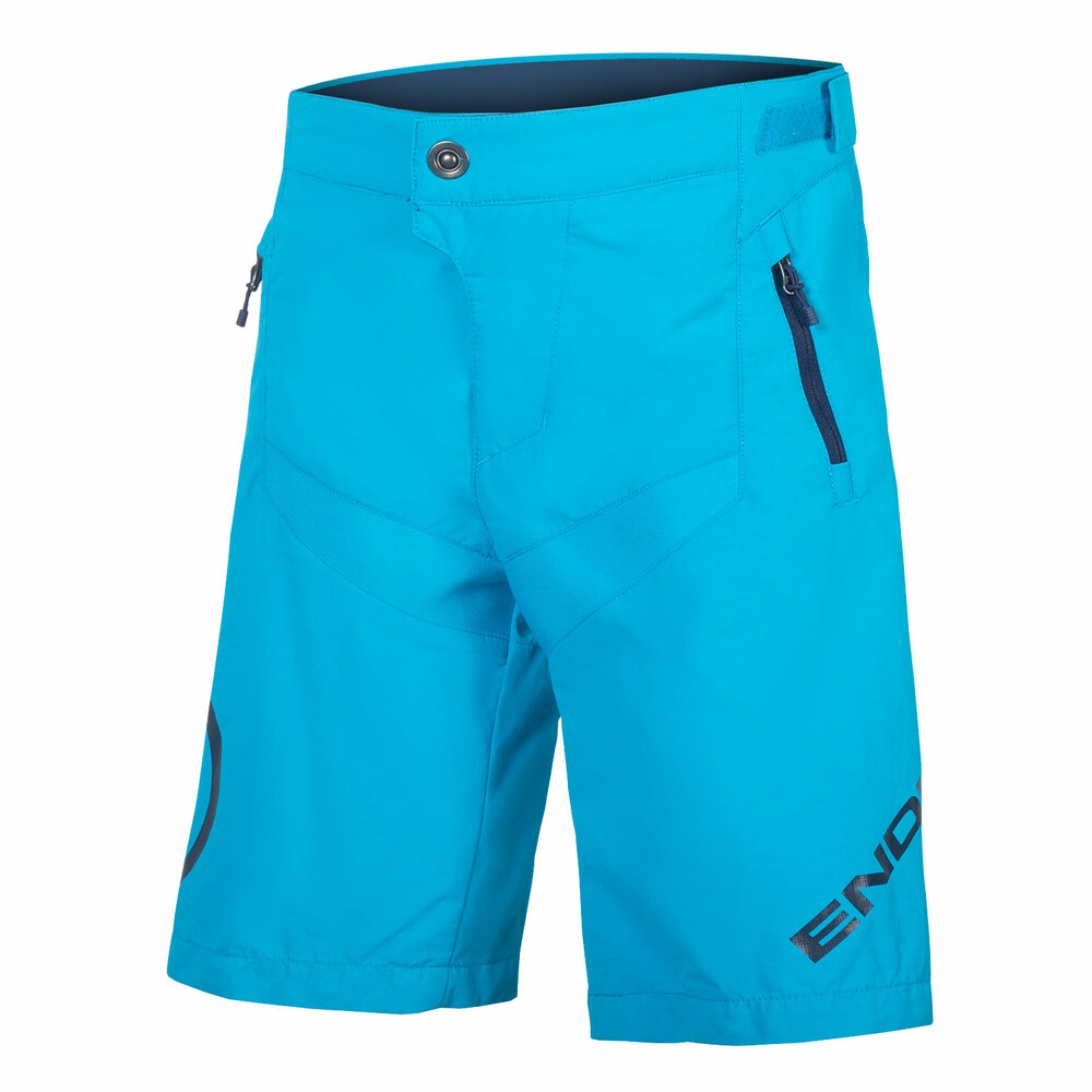 Endura Kinder MT500JR Shorts mit Innenhose: Electric Blue  - 11-12yrs